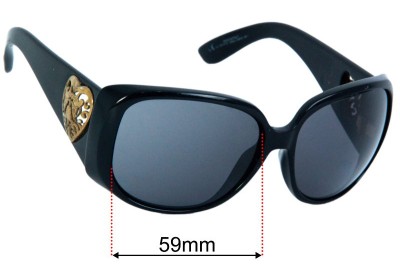 Gucci GG3067/F/S Replacement Lenses 59mm wide 