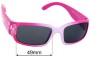 Sunglass Fix Lentes de Repuesto para Matel 2008 - 49mm Wide 