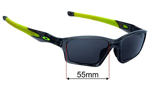 Replacement Lenses for Oakley Crosslink OX8031 - 55mm Wide 