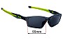 Sunglass Fix Verres de Remplacement pour Oakley Crosslink Sweep OX8031 - 55mm Wide 