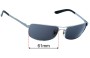 Sunglass Fix Replacement Lenses for Ray Ban RB3212 - 61mm Wide 