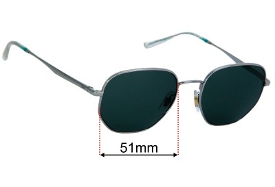 Ray Ban RB3682 Replacement Lenses 51mm wide 