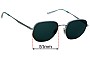 Sunglass Fix Replacement Lenses for Ray Ban RB3682 - 51mm Wide 
