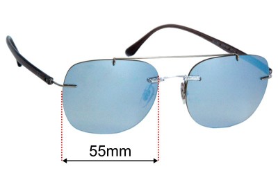 Ray Ban RB4280 Replacement Lenses 55mm wide 
