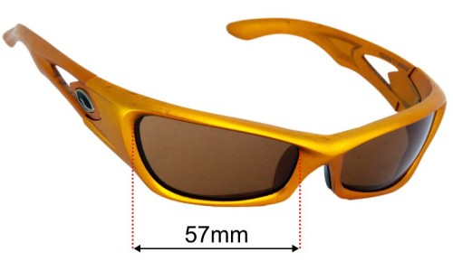 Sunglass Fix Replacement Lenses for Smith Folsom - 57mm Wide Smith Folsom Replacement Lenses 57mm wide