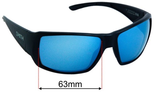 Smith Guides Choice XL Replacement Lenses 63mm wide 