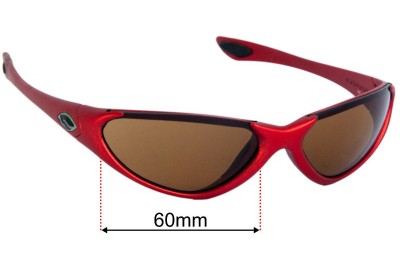 Smith Voodoo Replacement Lenses 60mm wide 