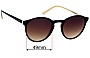 Sunglass Fix Replacement Lenses for Carolina Lemke CL7644 - 49mm Wide 