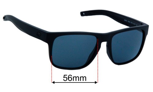 Costa Del Mar Spearo Replacement Lenses 56mm wide 