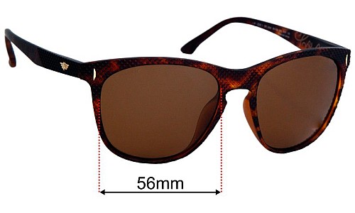 Police LOVE 1 SPL384K Replacement Lenses 56mm wide 