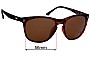 Sunglass Fix Replacement Lenses for Police LOVE 1 SPL384K - 56mm Wide 