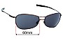Sunglass Fix Replacement Lenses for Revo RE9016 Rotate - 60mm Wide 