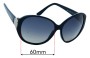 Sunglass Fix Replacement Lenses for Bvlgari 8084 - 60mm Wide 