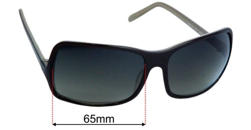 Emporio Armani 660-S 65mm Replacement Lenses display picture 3