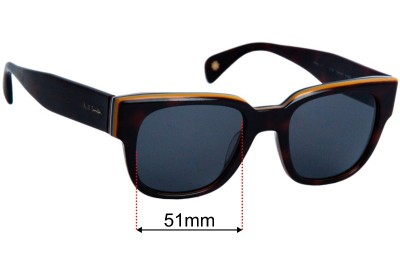 Paul Smith Eamont PM8246 Replacement Lenses 51mm wide 