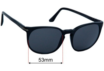 Persol 3007-S Replacement Lenses 53mm wide 