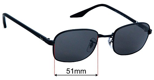 Ray-Ban RB3690 51mm Lens Replacement