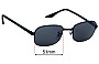 Sunglass Fix Replacement Lenses for Ray-Ban RB3690 - 51mm Wide 