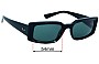 Sunglass Fix Replacement Lenses for Ray Ban RB4395 Kiliane - 54mm Wide 
