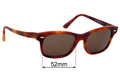 Ray Ban RB5383 Replacement Lenses 52mm wide 