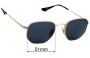 Sunglass Fix Replacement Lenses for Ray-Ban RB6448 Hexagonal Optics - 51mm Wide 