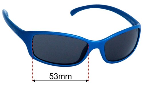 Ray Ban RJ9019-S Replacement Lenses 53mm wide 