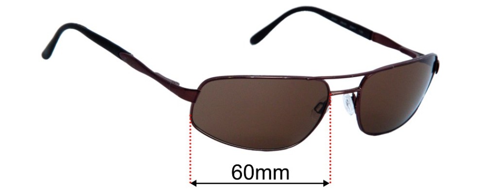 Sunglass Fix Replacement Lenses for Revo 3031 - 60mm Wide