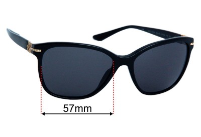 Versace MOD 4290-B Replacement Lenses 57mm wide 