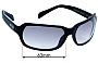 Sunglass Fix Replacement Lenses for Versus MOD-6024 - 63mm Wide 