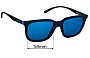 Sunglass Fix Replacement Lenses for Arnette Plaka AN4306 - 54mm Wide 