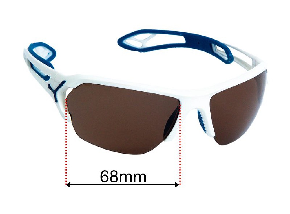 Sunglass Fix Lentes de Repuesto para Cebe S Track - 68mm Wide Sunglass Fix Lentes de Repuesto para Cebe S Track - 68mm Wide
