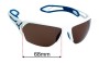 Sunglass Fix Lentes de Repuesto para Cebe S Track - 68mm Wide 