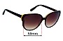 Sunglass Fix Replacement Lenses for Marc by Marc Jacobs MMJ 369/S - 59mm Wide 