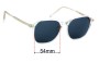 Sunglass Fix Verres de Remplacement pour Owndays Owndays NC3017J - 54mm Wide 