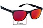 Sunglass Fix Replacement Lenses for Police 8559 - 52mm Wide 