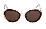 Prada SPR54Y Sunglasses Replacement Lenses 54mm Front View 
