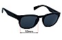 Sunglass Fix Verres de Remplacement pour Rip Curl Response - 53mm Wide 