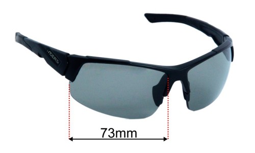 Ryders Strider Replacement Lenses 73mm wide 