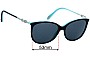 Sunglass Fix Replacement Lenses for Tiffany & Co TF 2143-B - 53mm Wide 