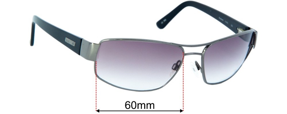 Sunglass Fix Replacement Lenses for Bolle Graham - 60mm Wide