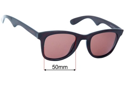 Carrera 5447 Replacement Lenses 50mm wide 