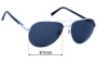 Sunglass Fix Replacement Lenses for Cartier CT0096S - 61mm Wide 