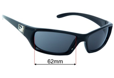 Dragon Chrome Replacement Lenses 62mm wide 