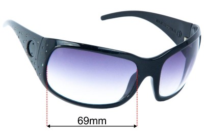 Electric K.O Replacement Lenses 69mm wide 