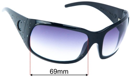 Electric K.O Replacement Lenses 69mm wide 