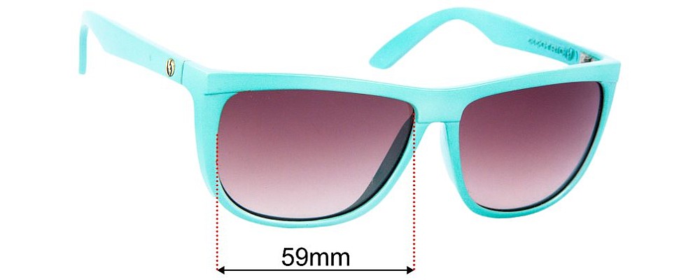 Sunglass Fix Replacement Lenses for Electric Tonette - 59mm Wide