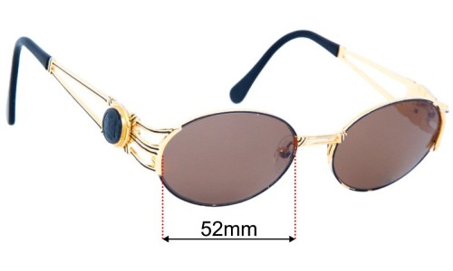Fendi SL 7035 Lentilles de Remplacement 52mm wide 