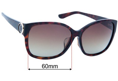 Marc by Marc Jacobs MMJ 399/F/S Replacement Lenses 60mm wide 