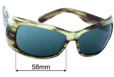 Morrissey Chic Replacement Lenses 60mm wide 