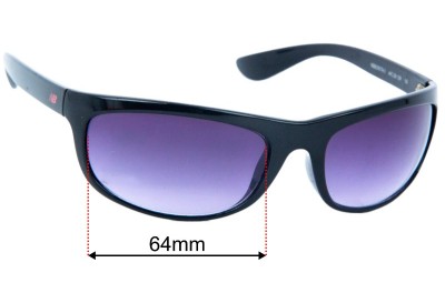New Balance NBSUN374-3 Replacement Lenses 64mm wide 